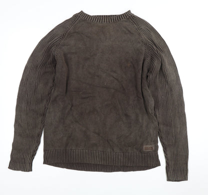 Maine New England Men's L Brown Pullover Jumper