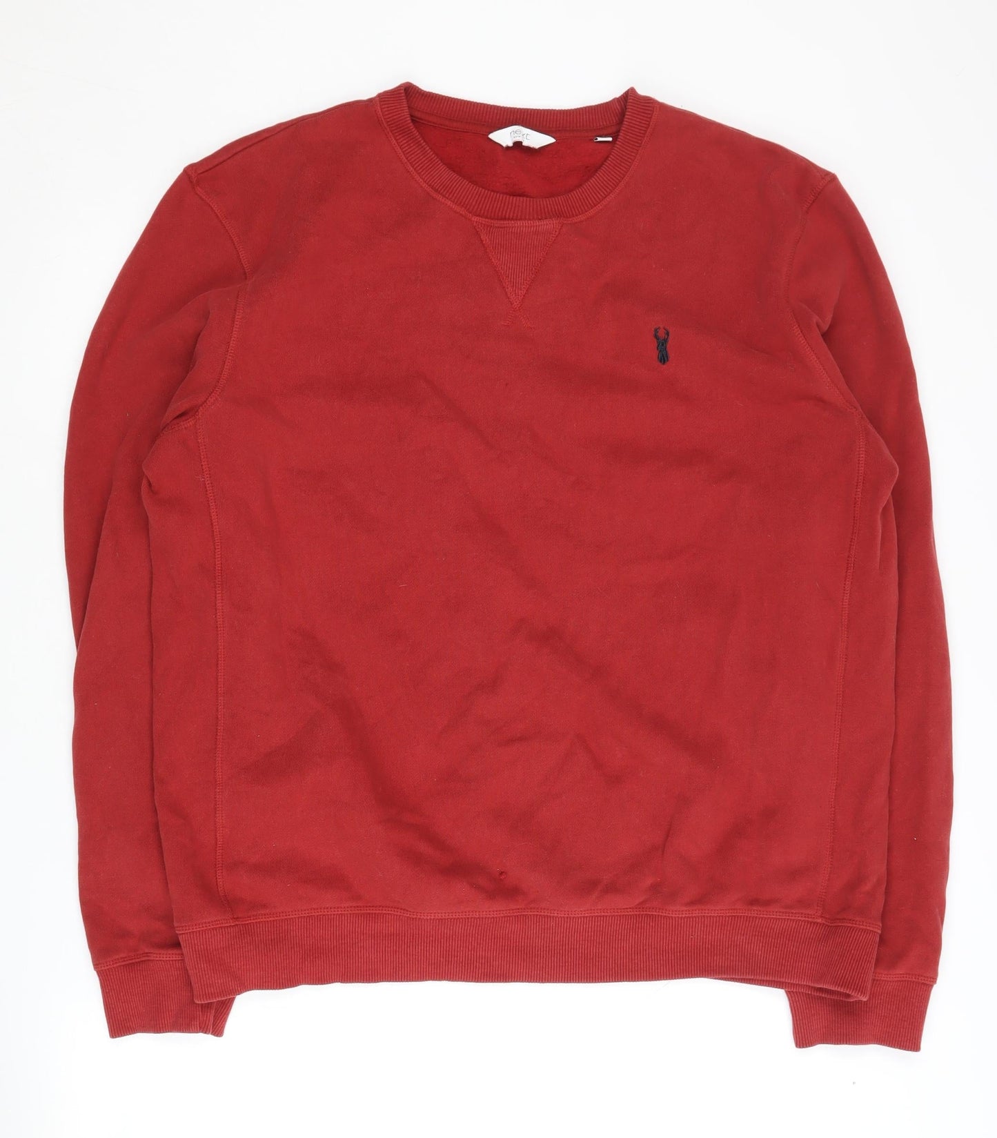 Mens UK Size XL NEXT Red Pullover Sweatshirt