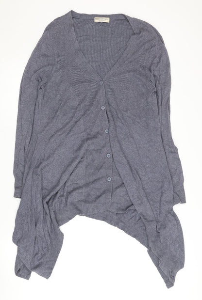 Womens UK Size 16 Marks and Spencer Blue Cardigan Jumper