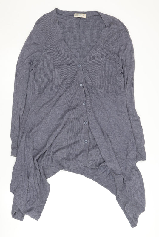 Womens UK Size 16 Marks and Spencer Blue Cardigan Jumper