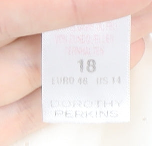 Dorothy Perkins Women's Ivory Blazer UK 18