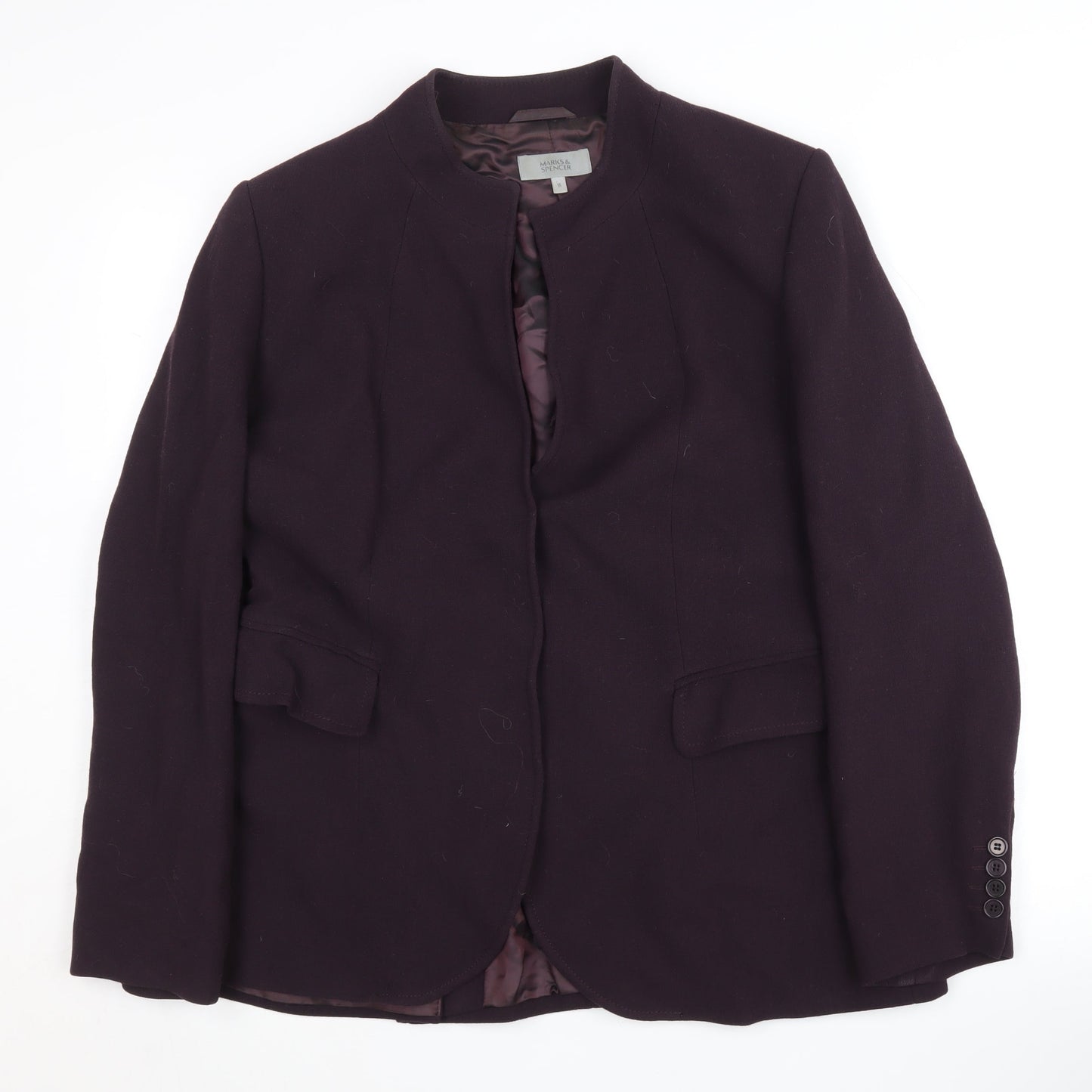 Marks and Spencer Women's Purple Blazer, Size 16