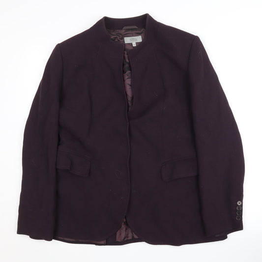 Marks and Spencer Women's Purple Blazer, Size 16