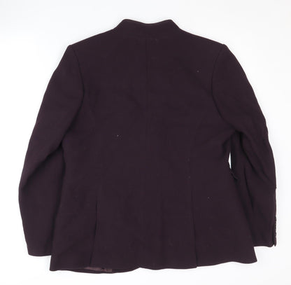 Marks and Spencer Women's Purple Blazer, Size 16