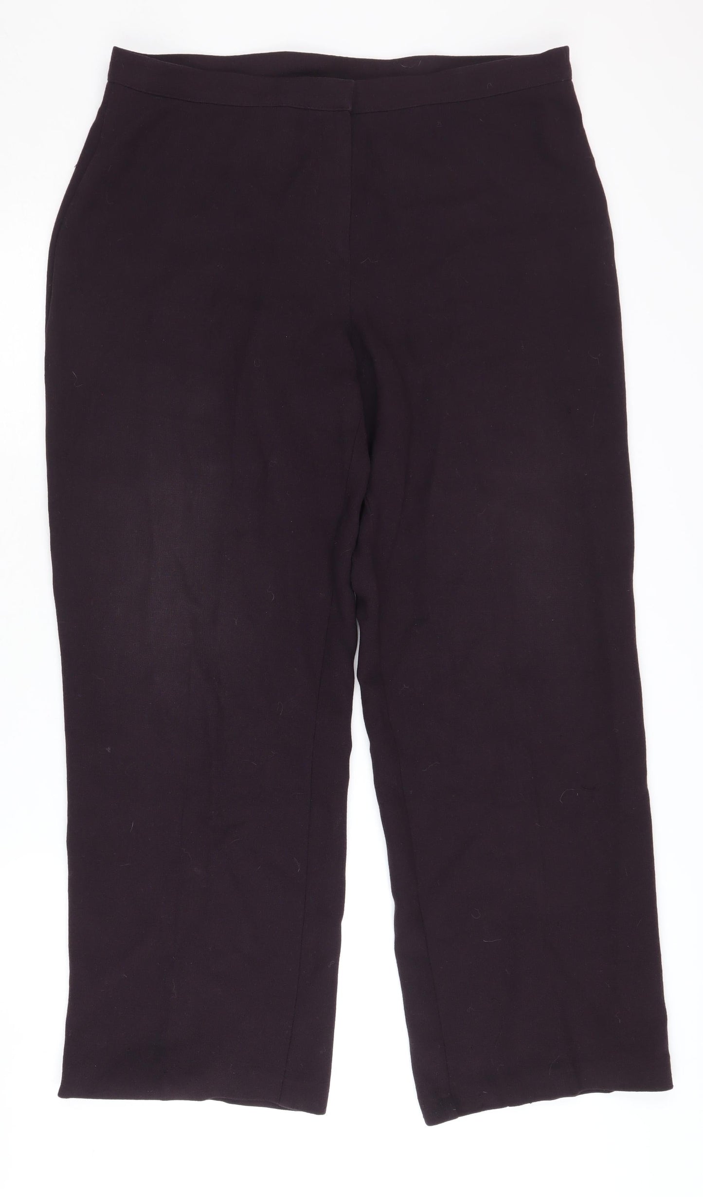 Womens UK Size 16 Marks and Spencer   Black Trousers
