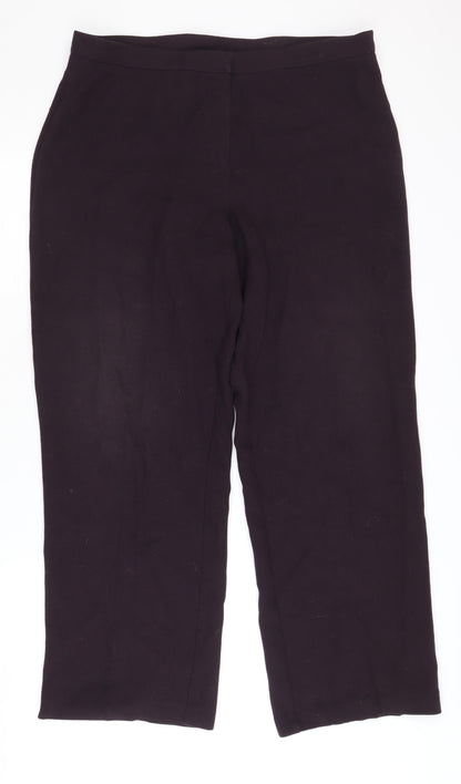 Womens UK Size 16 Marks and Spencer   Black Trousers