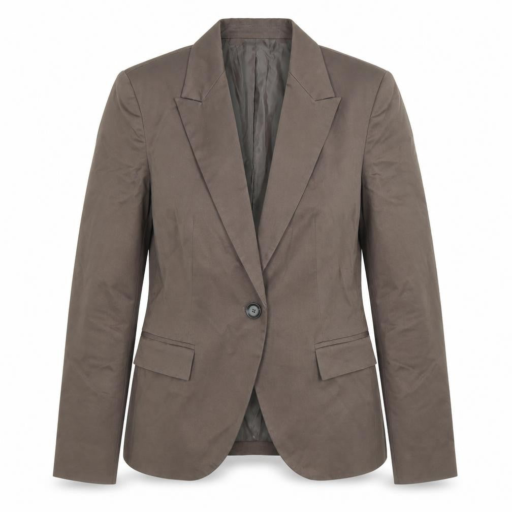 Womens UK Size 12 Zara Regular Brown Blazer