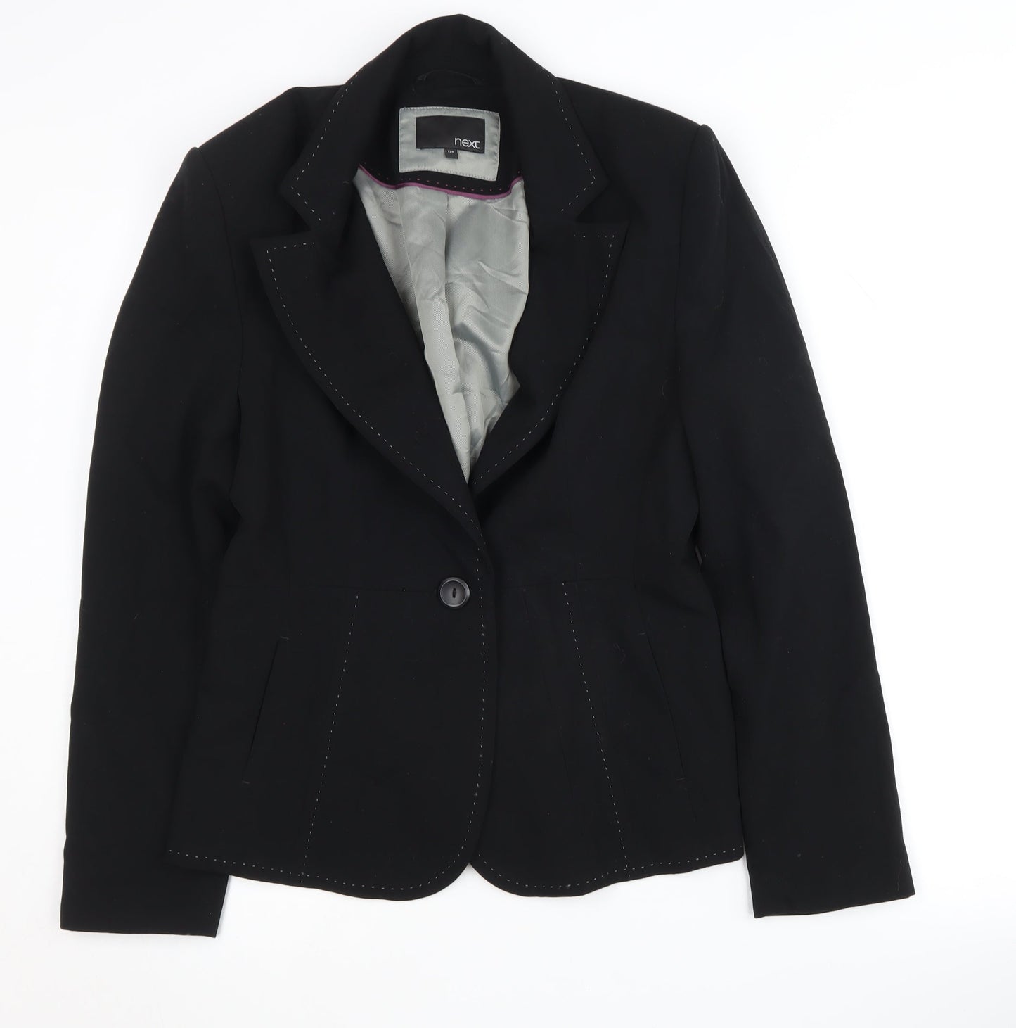 Next Women's Black Blazer, Size 12, Classic Workwear