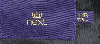 Next Grey Men's Suit Jacket 44R - Formal Business Wear