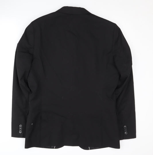 Mens UK Size 40 H&M Regular Black Suit Jacket