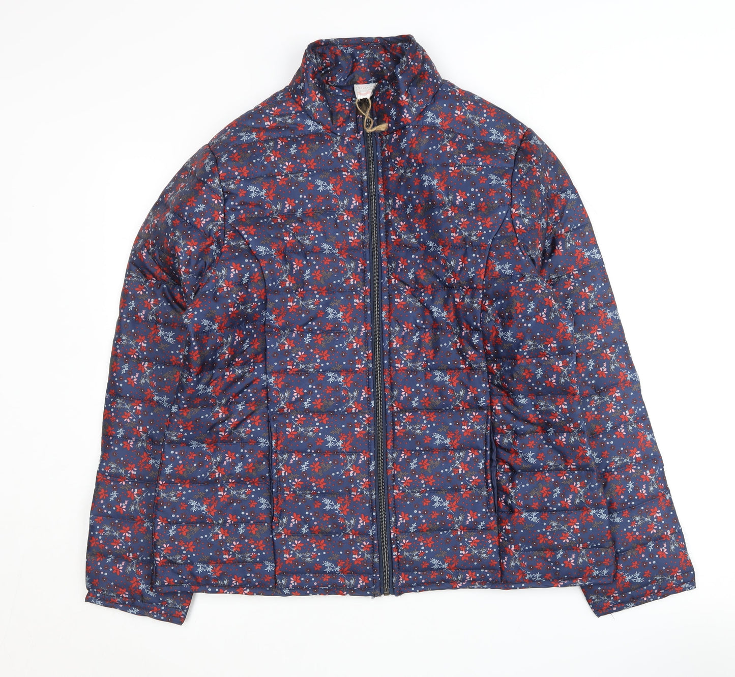 Womens UK Size M Anne De Lancay Multicoloured Puffer Jacket