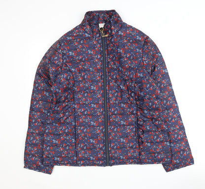 Womens UK Size M Anne De Lancay Multicoloured Puffer Jacket