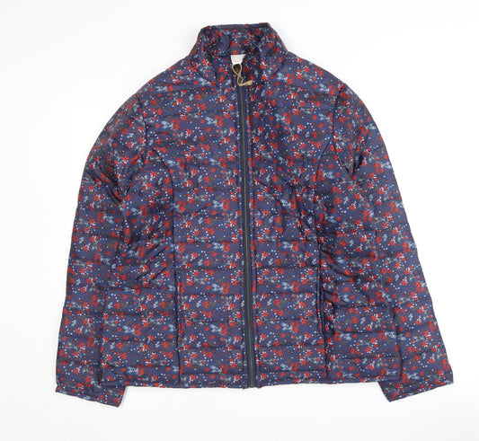Womens UK Size M Anne De Lancay Multicoloured Puffer Jacket