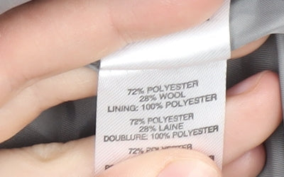 Apricot Women's Grey Mid-Length Overcoat, Size 10