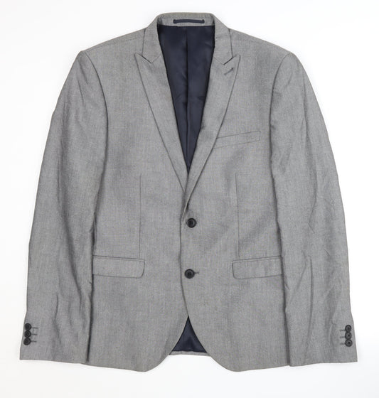 Mens UK Size 40 NEXT Regular Grey Suit Jacket