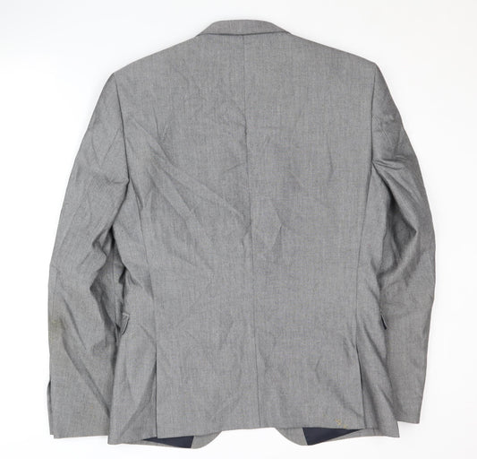 Mens UK Size 40 NEXT Regular Grey Suit Jacket