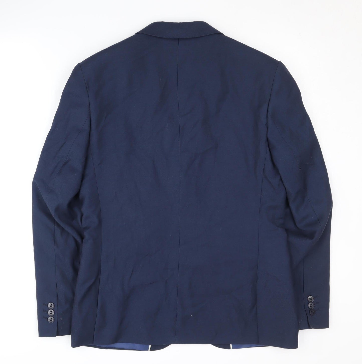 Mens UK Size 36 Marks and Spencer Regular Blue Suit Jacket