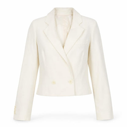 Womens UK Size XS Zara Regular Ivory Blazer