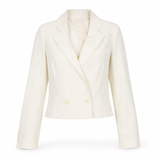 Womens UK Size XS Zara Regular Ivory Blazer