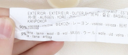 Zara Women’s Ivory Double-Breasted Blazer XS