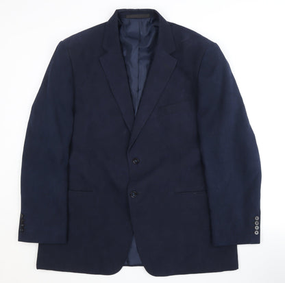 Mens UK Size 44 Marks and Spencer Regular Blue Suit Jacket