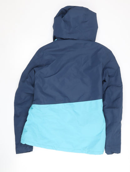 Womens UK Size 8 Crane Blue Puffer Jacket
