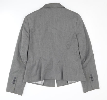 Principles Women's Grey Blazer - Size 12, Business Ready