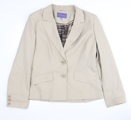 Autonomy Women's Beige Suit Jacket Size 16