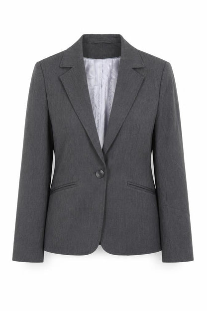 Womens UK Size 10 Autonomy Petites Grey Blazer