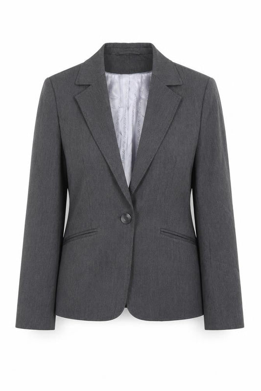 Womens UK Size 10 Autonomy Petites Grey Blazer