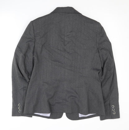 Autonomy Grey Women's Petites Blazer - Size 10