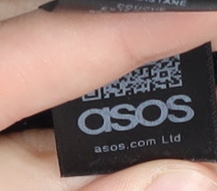 ASOS Men's Black Trousers, Size 34, Straight Leg