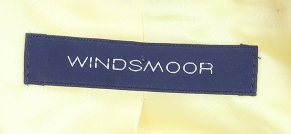 Windsmoor Women's Yellow Blazer, Size 16, Woven, Lined, Good Condition