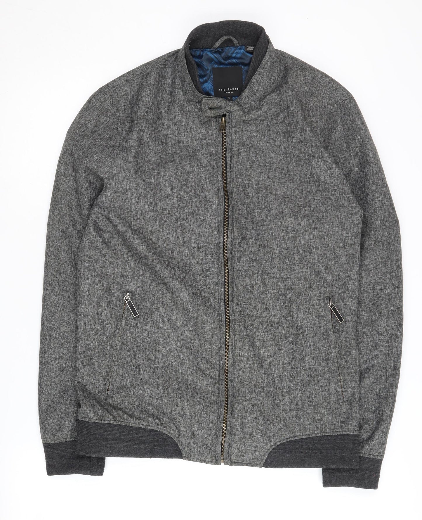 Mens UK Size S Ted Baker Grey Basic Jacket
