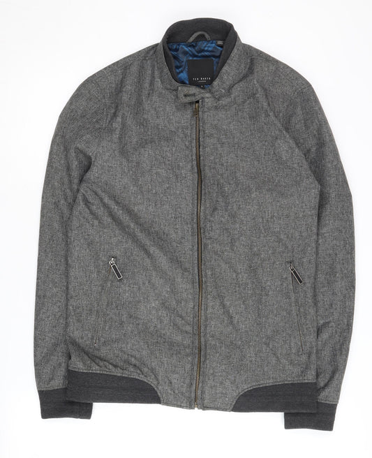 Mens UK Size S Ted Baker Grey Basic Jacket