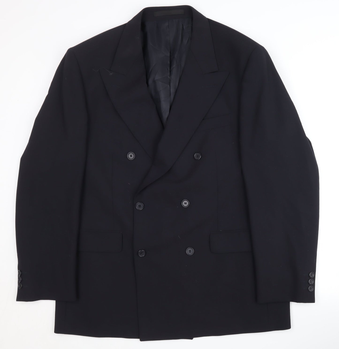 Mens UK Size 42 Marks and Spencer Regular Blue Suit Jacket