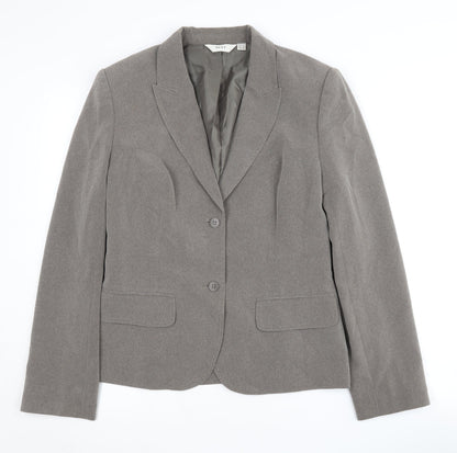 Next Women's Grey Blazer UK 12 Classic Workwear
