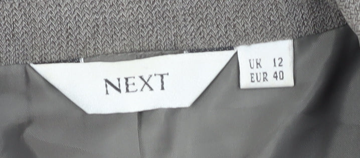 Next Women's Grey Blazer UK 12 Classic Workwear
