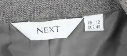 Next Women's Grey Blazer UK 12 Classic Workwear