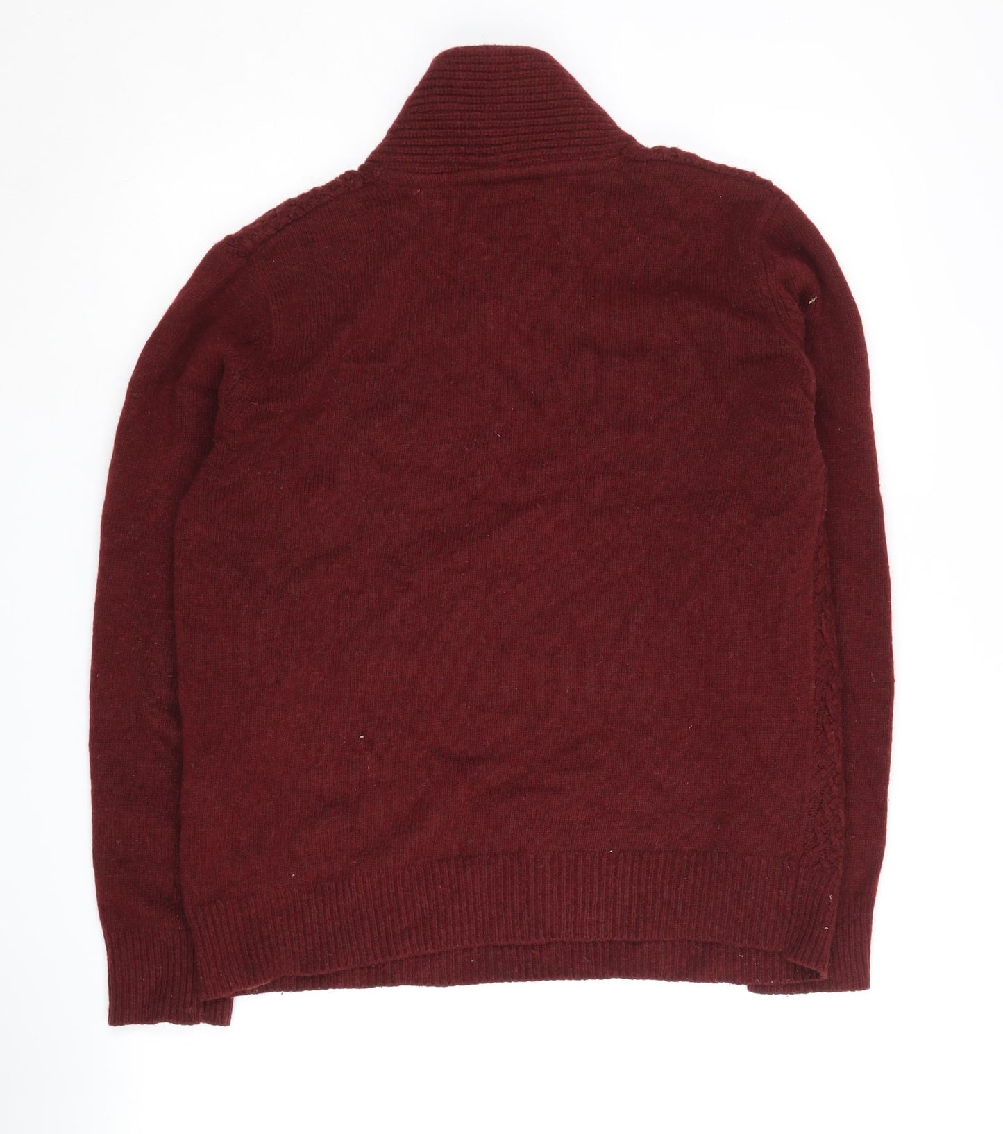 Peter Werth Men's Red Wool Mix Pullover Jumper M
