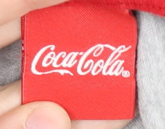 Coca-Cola Women's Grey Christmas Nightshirt Size 12-14