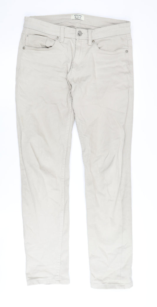 Mens UK Size 40 Sfera  Straight Beige Jeans