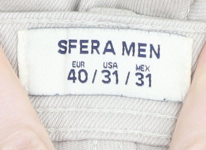 Mens UK Size 40 Sfera  Straight Beige Jeans