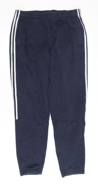 Adidas Men's Blue Jogger Trousers L Sportswear