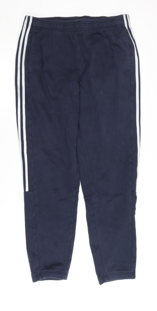 Adidas Men's Blue Jogger Trousers L Sportswear