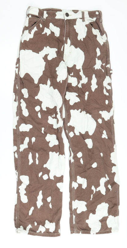 BDG Women’s Brown Camouflage Straight Jeans Size 26