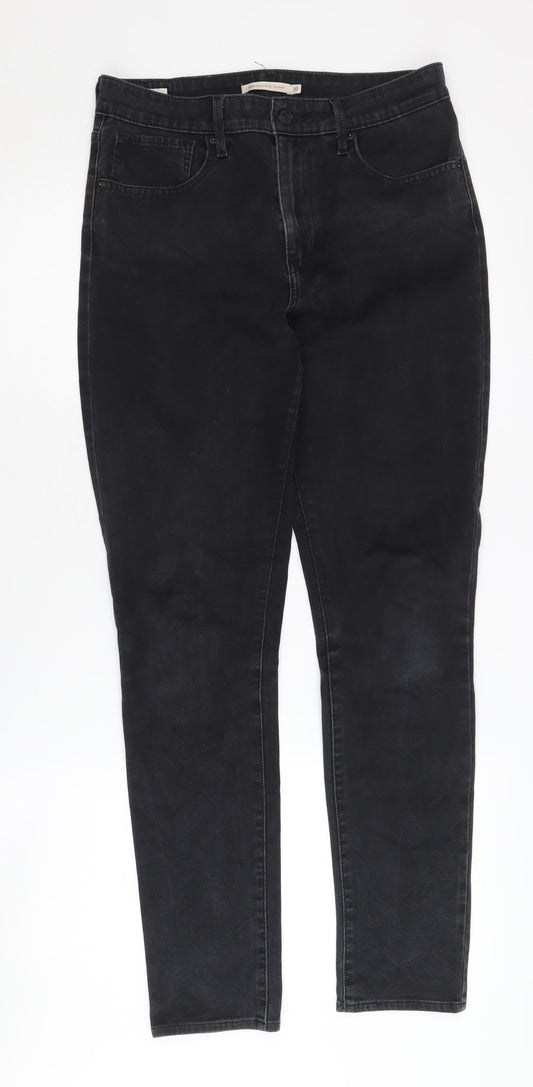 Levi's Women's Black High-Rise Skinny Jeans Size 30