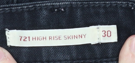 Levi's Women's Black High-Rise Skinny Jeans Size 30