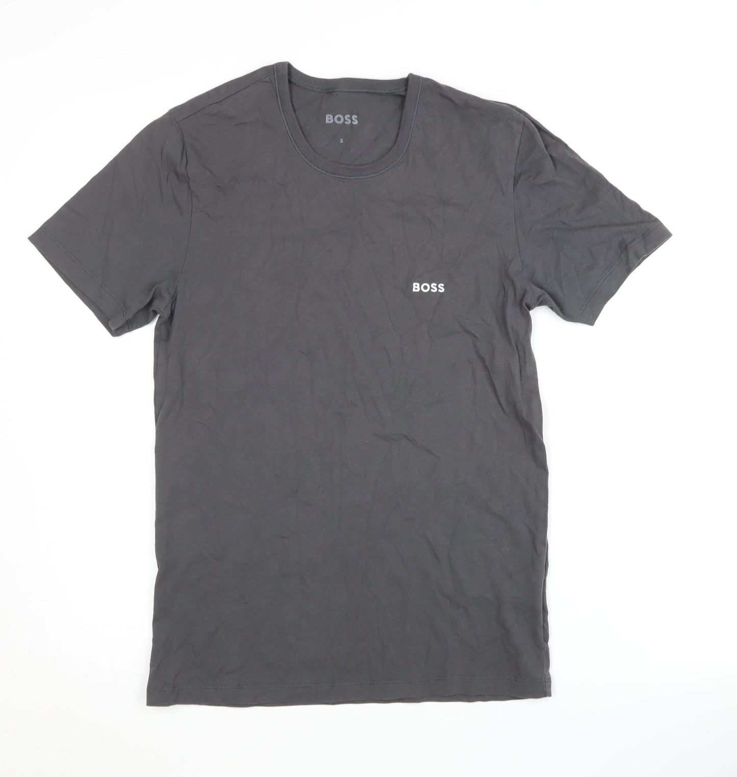 Mens UK Size S Boss Grey  T-Shirt
