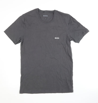 Mens UK Size S Boss Grey  T-Shirt